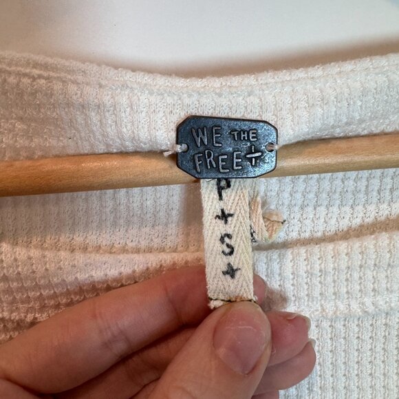 Free People We The Free Blossom Top Women XS Boho Patchwork Details Lagenlook - Picture 4 of 6